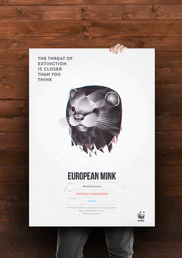 WWF Campaign - Europe's Endangered Species on Behance