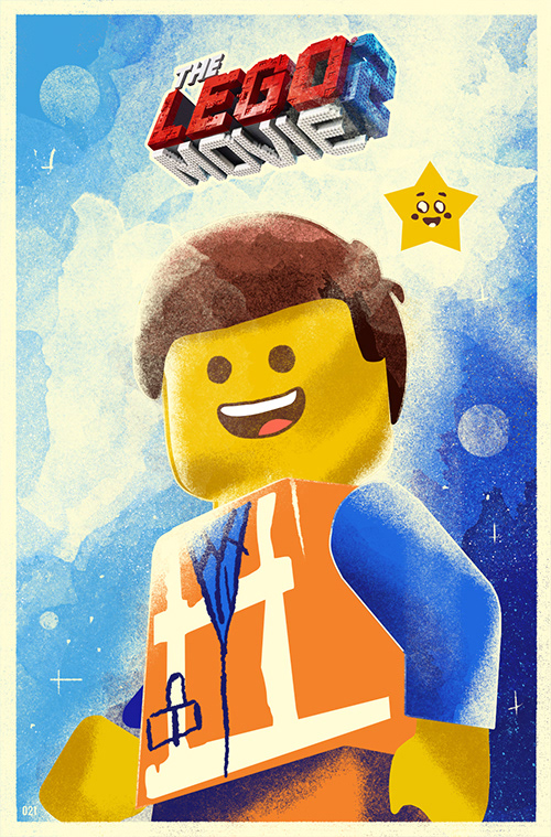 LEGO chris pratt poster poster art Film   screenprint graphic art graphic design  Legos texture