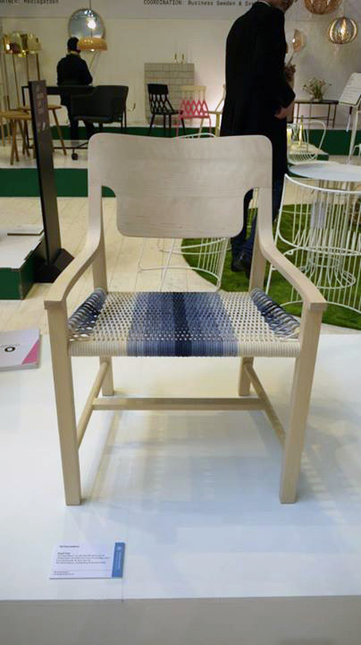 chair Moorii Exhibition  Fair Carl Malmsten furniture wood upholstery milano finland Sweden Scandinavia design Italy