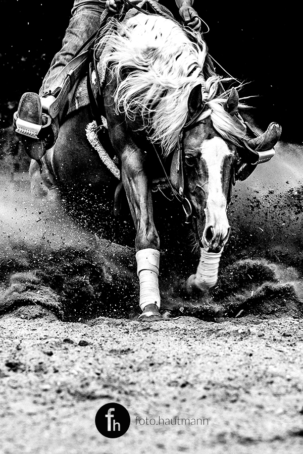 horse reining black and white cowboy riding sliding stop equine western sports western riding american quarter horse equine photography aqha nrha Horse Photography High Contrast