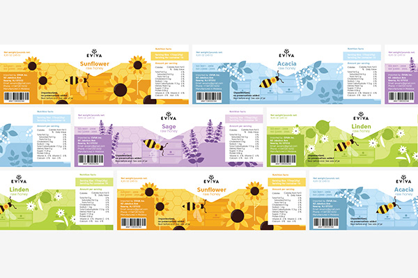 Evva Honey - Packaging & Logotype