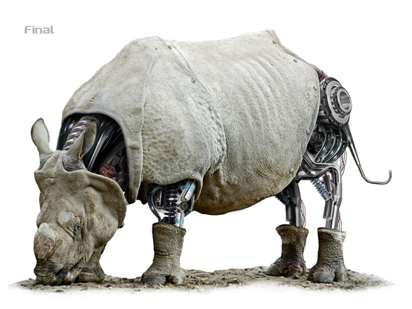 Rhinoceros Cyborg