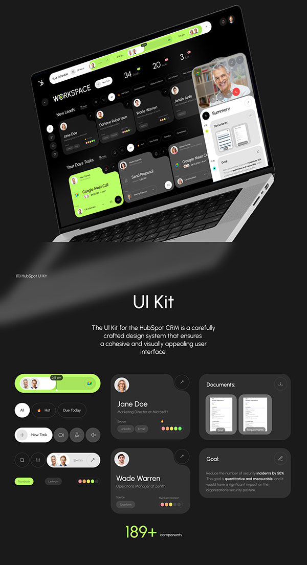 HubSpot CRM - SaaS UX UI Design