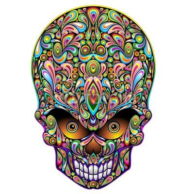 Skull art sugar skull halloween skull mexico calaveras skulls colors psychedelic art floral skull ornamental skull Skull Tattoo