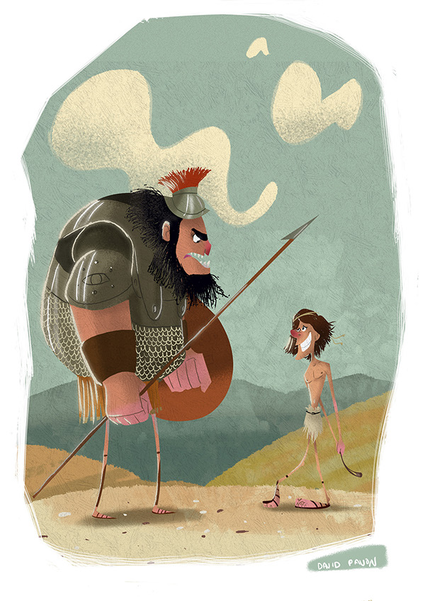 David and Goliath on Behance