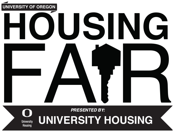 University of Oregon UOregon UO Housing Fair logo print ad T-Shirt Design