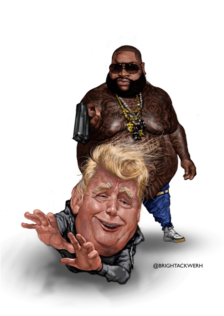 Trayvon Martin Rick Ross Donald Trump Black Market free enterprise hiphop art social commentary