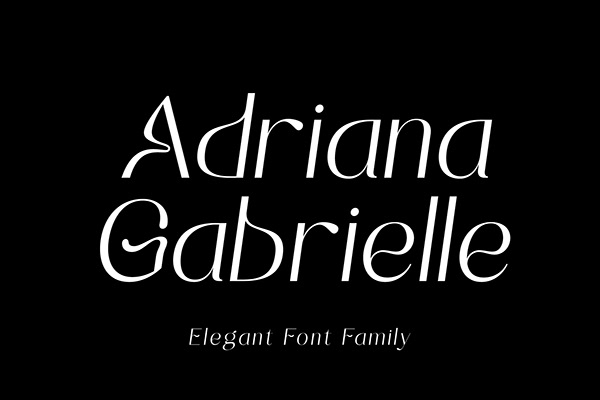 Adrianna Gabrielle - Free Elegant Font