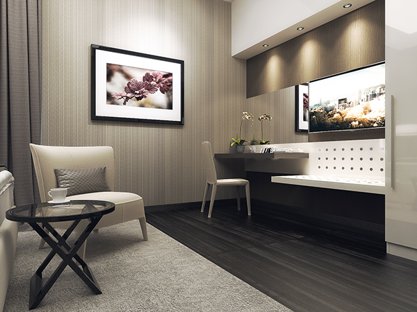 hotel Interior design 3D visualization