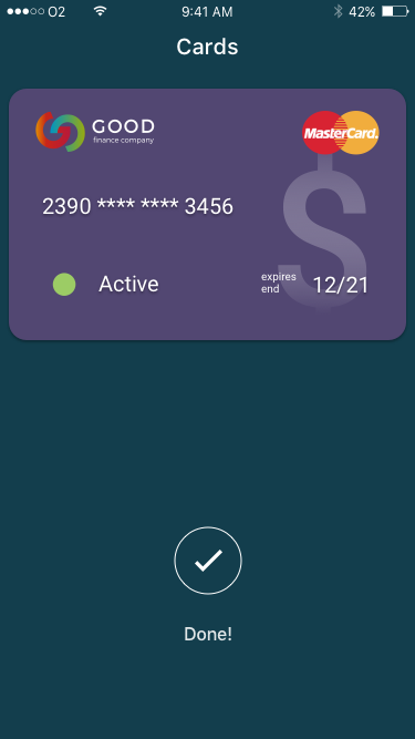UI/UX ios payment animation 