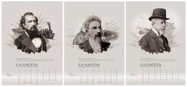 calendar calendario 2008 Tucumanos Ilustres