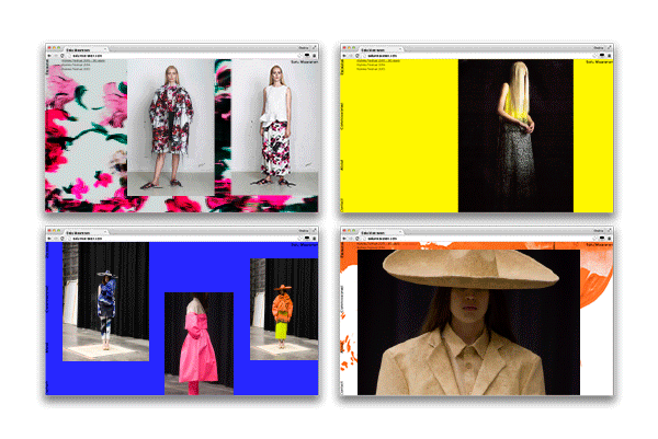 Website Webdesign Responsive pattern minimal flexible cms print fashion design