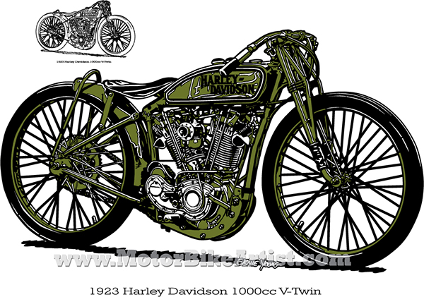 Download HARLEY DAVIDSON BOARD TRACK RACER motorcycle vector art on Behance