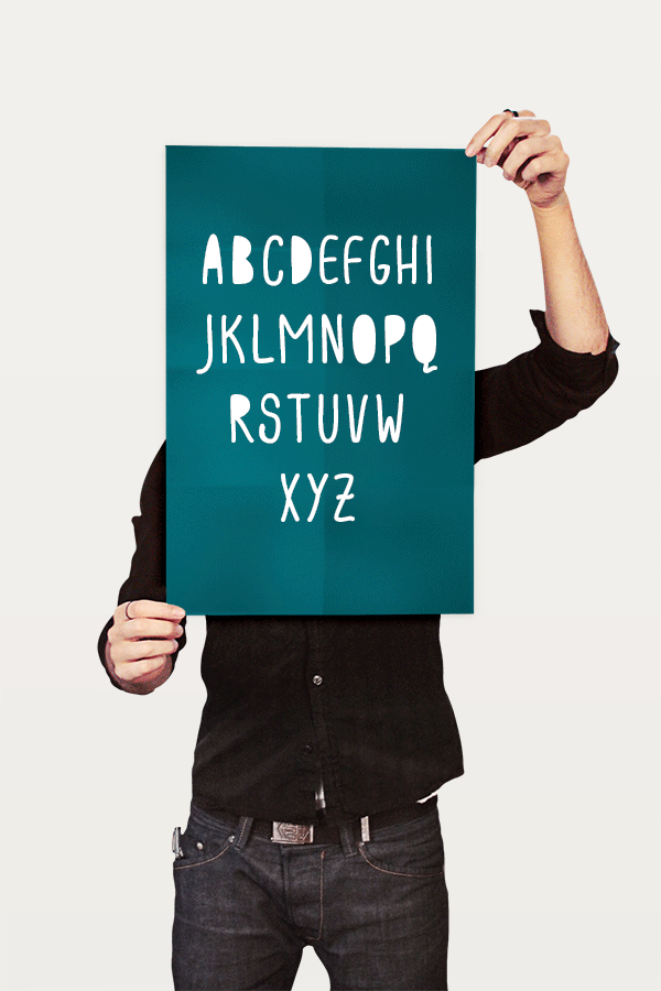 free font Typeface hand drawn organic shapes