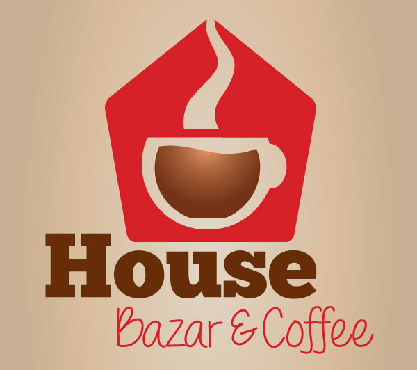Coffee  cafe  bazar  logo  graphic design  branding