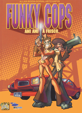 Funky Cops Ace & Dick Antefilms Moonscoop Cars 2D/3D Funk disco cops