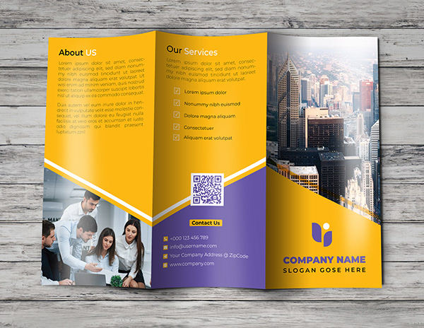 Corporate Tri-Fold Brochure Design