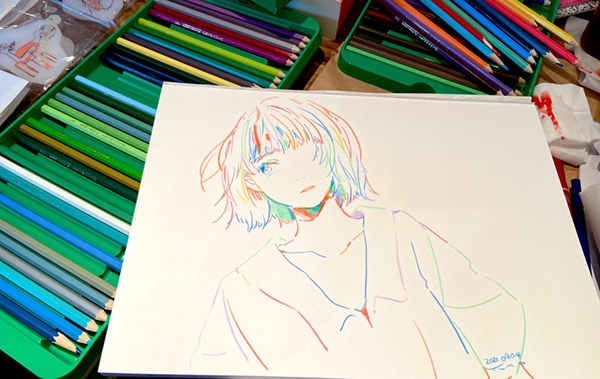 色鉛筆/colore pencil