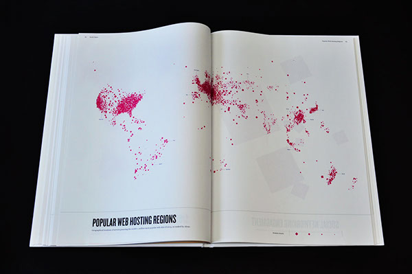atlas www IP map maps Technology internet Google Trends twitter cyber crimes E COMMERCE world wide web infographics book