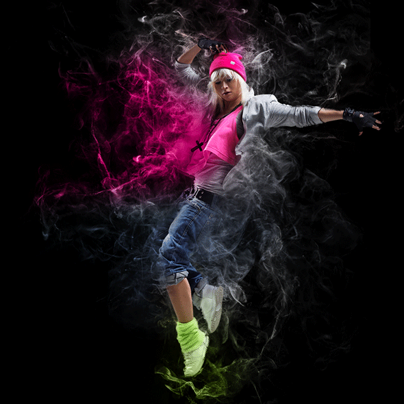 Gif Animated Particle Dispersion Photoshop Action on Behance