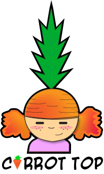 carrot design graphics logo top