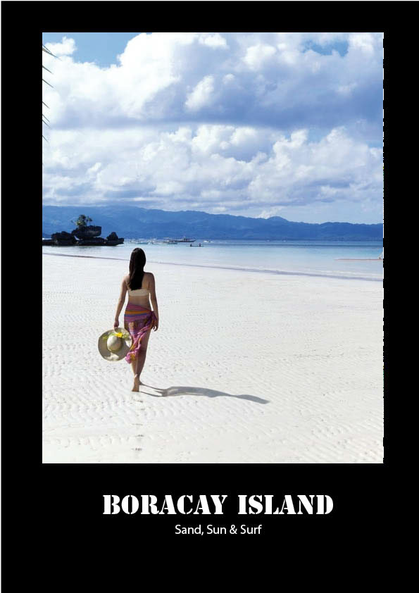 tourism  Boracay Island philippines  travel brochure