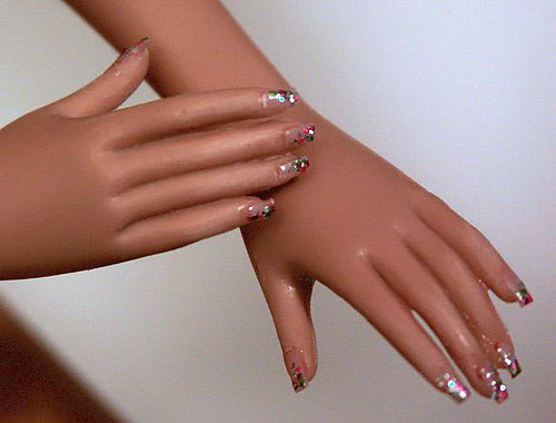 doll makeup jewelry fantasy nails