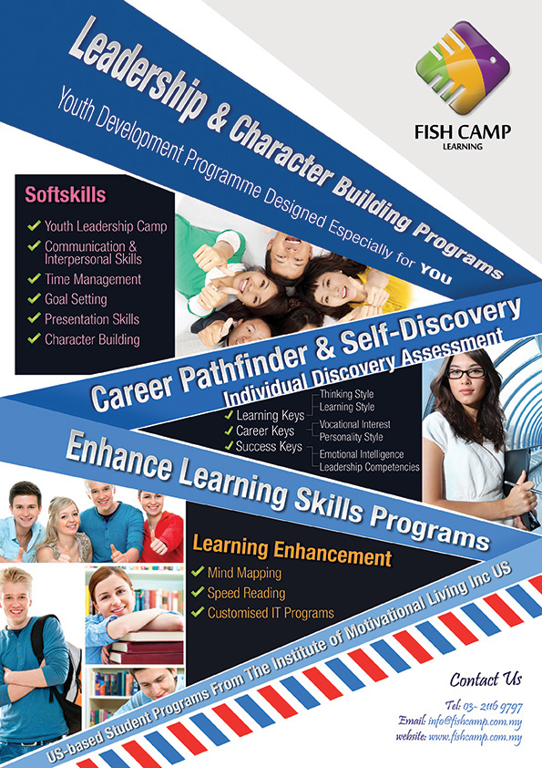 fish camp  blue youngster magazine advertisement Training Program
