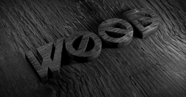 Typeface font type family wood geometry forest black and white mist fog type design type typo tipo tipografia