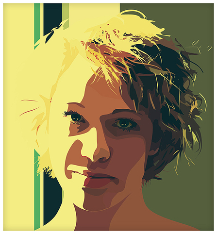 portrait Michael Knepprath Caitlyn Felthous vector Illustrator