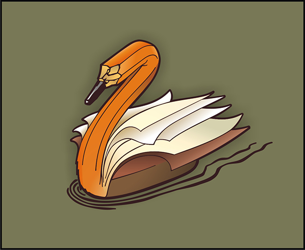 swan pencil lapiz cisne libro book boceto sketch
