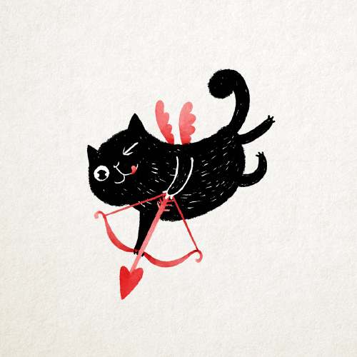 Cat Game : Right Cattitude Valentines on Behance