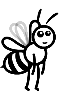 bee digital agency logo mark beehive Stationery Character identity bees branding 