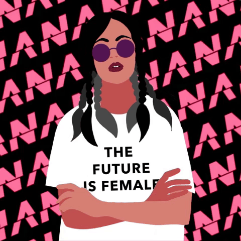 nanà Girl Power future is female empowerment nana nation feminism Gender equality inspiration women Peggy Gou