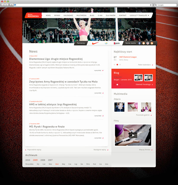 Anna Rogowska sport Nike athlete athletics
