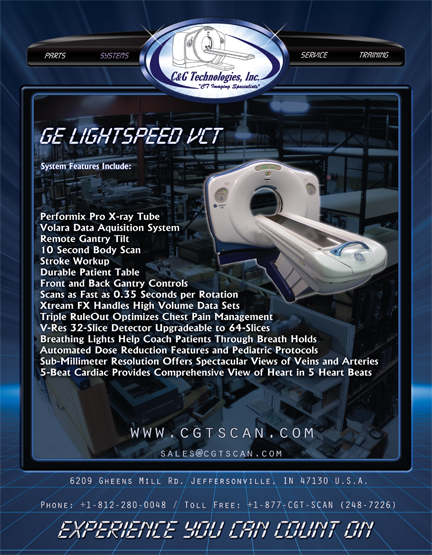 C&G Technologies CT Parts CT Service CT Systems