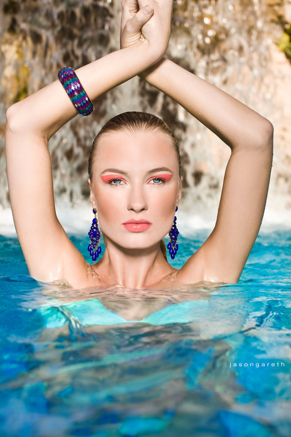 make-up beauty water Pool beauty photography jason gareth color beauty studio