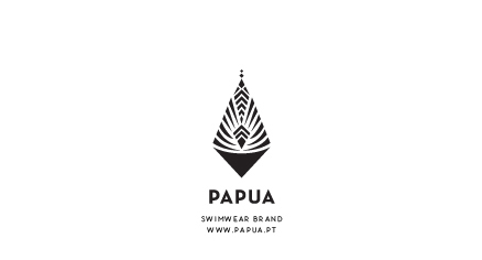 hang-tag Label Papua Papua beachwear voyager identity brand identity