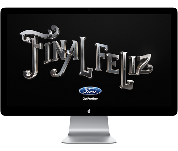 text final feliz Final Feliz end happy happy ending type Ford Vehicle car Keyvisual ad campaign