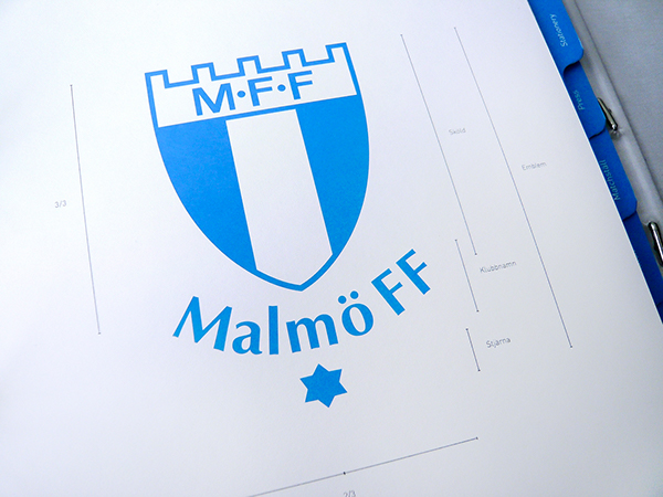 identity guidelines profile Malmö FF Grafiska riktlinjer Malmö football fotboll soccer sport design heritage tradition modern