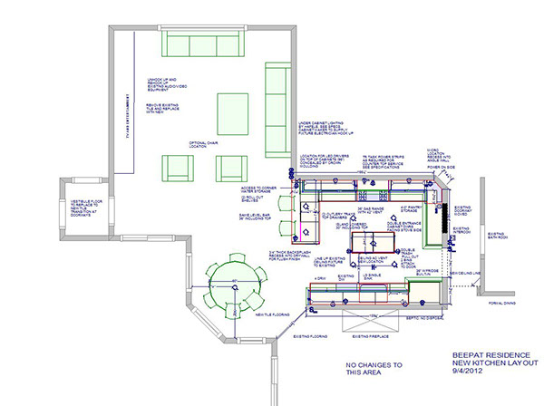 Spaceplanning Cabinetry design specifications Project Coordination