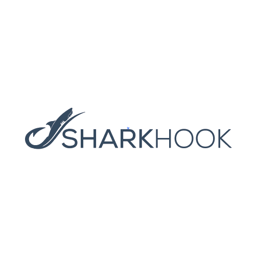 logo Ocean sea shampoo shark logo shark