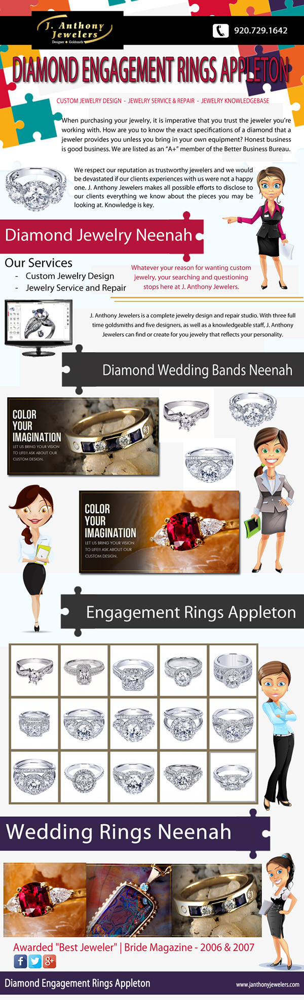 wedding rings Neenah diamond  engagement rings appleton jewelry Neenah