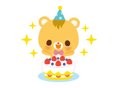 imessage Character cute kawaii bear ILLUSTRATION  Mascot sticker