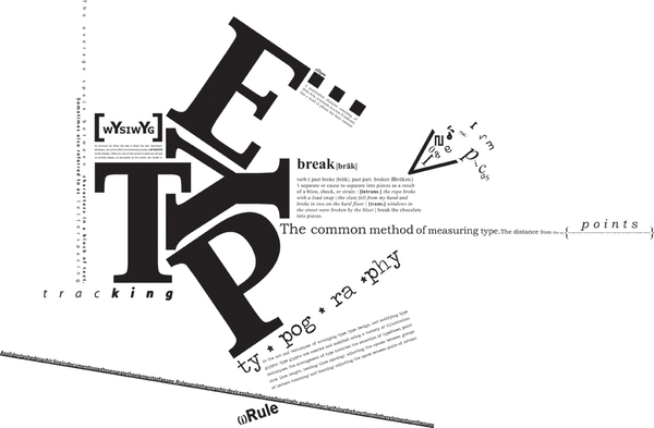 break typography error message poster the directors club