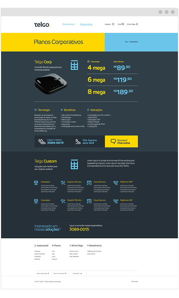 brand positioning brand identity Corporate Visual Identity yellow blue ribbons Telecom telecommunications Internet icons Minimalism