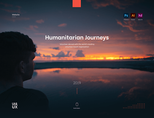 Humanitarian Journeys - Website - UX & UI