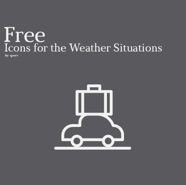 situations car weather time app icons free Weather Icons shape freebies psd vector