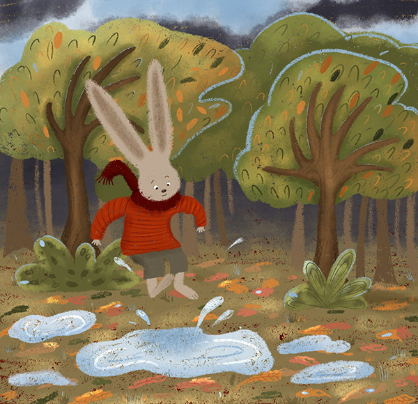 Book illustrations. Bunny.