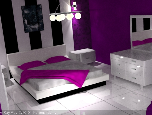 bedroom 3dmax